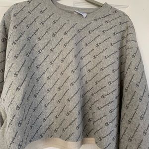 Champion Reverse Weave Cropped Sweatshirt - XL